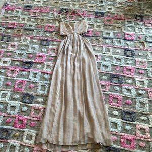 BCBGeneration Maxi Dress Greek Goddess Cut Out Boho